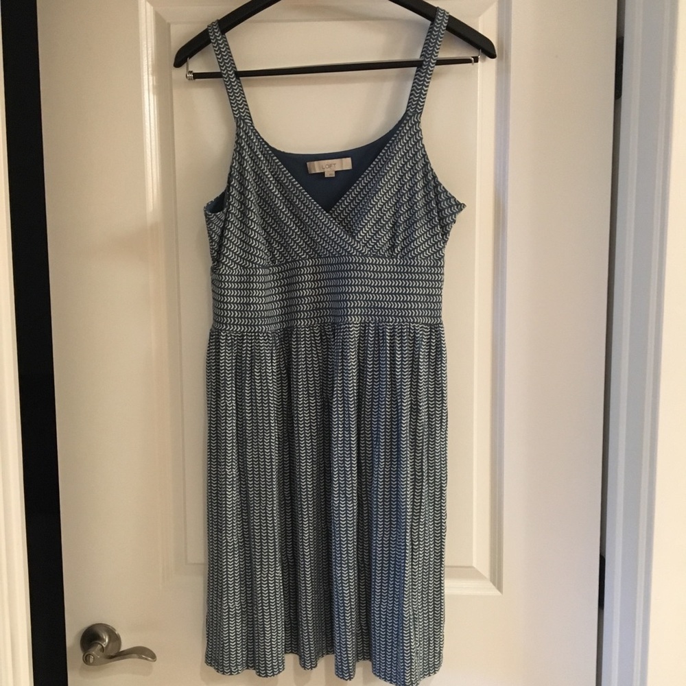 LOFT Blue Dress